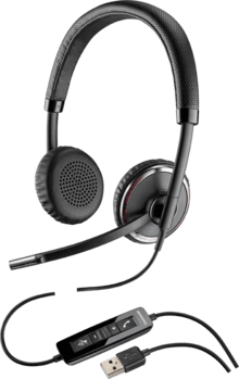 Plantronics Blackwire C520-M Binaural Headset Microsoft